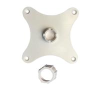 Adaptador de soporte para TV, agujero de 7,5 cm, piezas de soporte de televisión, pieza de repuesto portátil horizontal vertical con rótula de 1,7 cm para salón móvil y entretenimiento