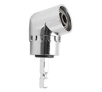 Adaptador de taladro de 105 grados Extensión de destornillador de vástago hexagonal Zócalo magnético para apretar tornillos en espacios estrechos Compatible con la mayoría de los