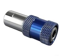 Adaptador de taladro de acero al cromo vanadio a destornillador con rosca M10 y vástago hexagonal de 6,35 mm para una rápida conversión de brocas y enchufes