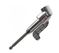 Adaptador de taladro de ángulo recto de 105 grados - Destornillador de vástago hexagonal en ángulo | Kit de brocas de extensión de ángulo flexible | Herramienta de taladro eléctrico para fijación de