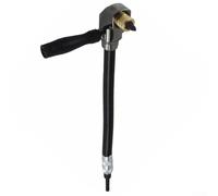 Adaptador de taladro de ángulo recto de 90 grados, extensión de destornillador eléctrico hexagonal de 6,35 mm para espacios reducidos, construcción de metal