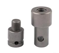 Adaptador de taladro de barrena, herramienta de barrena de tierra 4 interfaz para llave de impacto, extensión de excavadora de agujero de poste de martillo (D)