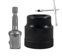 Adaptador De Taladro De Enchufe - Herramienta Adaptadora De Elevación Rápida De Gato, Diseño De Convertidor De Taladro De Enchufe Fuerte | Herramienta De Soporte De Elevación De Coche Fácil, Ayudante