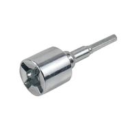 Adaptador de taladro de gato de tijera | Reemplazo de mango de gato | Suministros de enchufe Accesorios de nivelación para río, viajes, suelo, camión, camping