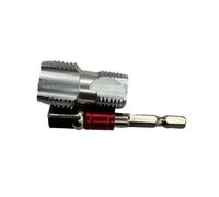 Adaptador de taladro eléctrico, 6, 35 mm, hexagonal, abridor de agujeros para tuberías, adaptador de tubería, taladro de tubería, herramientas de bits