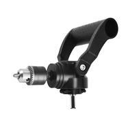 Adaptador de taladro en ángulo recto, 90 grados, adaptador multifuncional antideslizante con mango, fuerte extensión de metal para ejercicios eléctricos de cuerda, carpintería