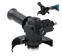 Adaptador de taladro para amoladora angular, con mango y dispositivo de sujeción rápida, juego de accesorios de lijado para taladro eléctrico, para pulir, cortar, eliminar el óxido en madera y metal