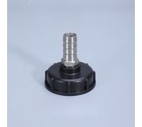 Adaptador de tanque de agua IBC de rosca gruesa S60x6, conector de drenaje para manguera de jardín de 1/2", 3/4" y 1", 20 mm
