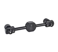 Adaptador de tanque de gas para camping, divisor de 1 a 2 cilindros para estufa y quemador de linterna, negro