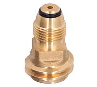 Adaptador de tanque de propano Manguera Conexión rápida Conector inflable de propano de latón para acampar al aire libre RV Calentador de parrilla Pozo de fuego con entrada POL de