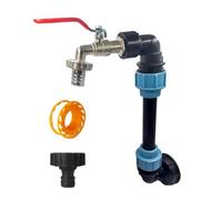Adaptador de tanque flexible | Grifo roscado para manguera,Manguera de extensión de acoplamiento rápido válvula grifo para exterior jardín garaje