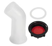 Adaptador de tanque IBC con boquilla de 60 mm diseñado para medios resistentes (negro)