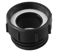 Adaptador de tanque IBC de plástico compatible con válvula Schutz con conector de tanque de jardín y tapa de tanque IBC para barriles Ton y barriles IBC Adaptador bidireccional (B)