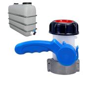 Adaptador De Tanque Tote - Material PP De Aleación De Aluminio | Válvula De Con Adaptador Tote Válvula Portátil | Conector De Tanque IBC Resistente Para Transferencia De Agua, Giardi