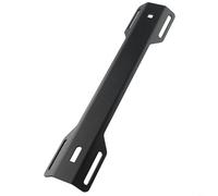 Adaptador de tanque único de aleación de aluminio para placa trasera de buceo, kit de conversión de arnés de buceo técnico, marco trasero de soporte de montaje de un solo cilindro ligero (negro)