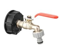 Adaptador de tanques IBC S60x6 1/2 "Conector de manguera de manguera de manguera de manguera de manguera de manguera de manguera de manguera de jardín 3/4" Conector de reemplazo de grifo de jardín