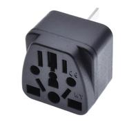 Adaptador de tapón de viaje: convertidor de salida Univarsal, adaptador de pared compacto | 3 Tipo de enchufe de pasador plano, convertidor de pared de la fuente de alimentación, adaptador de salida u