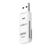 Adaptador de Tarjeta de 5 gbps - Lector de Tarjetas USB 3.0 | Multifunción transfiere eficientemente el Visor de cámara | Lector de Tarjetas Abs Fast Transfer Speed 2 Slots para PC