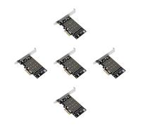 Adaptador de tarjeta de expansión M.2 NVMe SSD a PCIE de doble bahía PCIEX4 X16 2242/2230/22602280 PCIEX4 X16 Dual-Bay