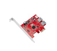 Adaptador de Tarjeta de Expansión PCI-e A USB 3.0 de 4 Pines con Dos Puertos USB 3.0 Traseros. Tarjeta de Expansión PCIe Riser NEC720200AF.