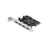 Adaptador de tarjeta de expansión Pcie a USB 30 Hub Pci Express de 4 puertos 5 Gbps velocidad superior