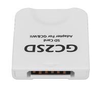 Adaptador de tarjeta de memoria GC2SD lector de tarjetas portátil para consola de juegos micro almacenamiento para Wii Plug and Play para almacenamiento de juegos para material GC ABS