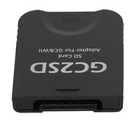 Adaptador de tarjeta de memoria GC2SD lector de tarjetas portátil para consola de juegos micro almacenamiento para Wii Plug and Play para almacenamiento de juegos para material GC ABS