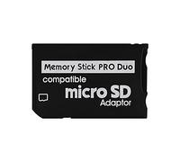 Adaptador de tarjeta de memoria Micro SD para PSP, Tarjeta Micro SD TF a Memory Stick PRO Duo MagicGate Card para Sony Playstation 1000/2000/3000, PSP Slim, Cámara, Handycam