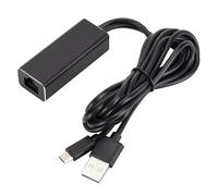 Adaptador de tarjeta de red Ethernet USB 2.0 a RJ45 Micro USB Power a RJ45 10/100Mbps para Fire TV Stick Chromecast Google