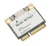 Adaptador de Tarjeta de Red Inalámbrica, 5GHz 1200Mbps 2.4GHz 574Mbps Mini Interfaz PCIE 5.2 WiFi 6, para 10 11, con Selección Automática de Frecuencia y Módulo