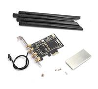 Adaptador de Tarjeta de Red inalámbrica ASHATA, Adaptador BCM94360CD Adaptador NGFF a PCI-E Tarjeta de Adaptador de Tarjeta de Red inalámbrica de Escritorio