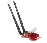 Adaptador de Tarjeta de Red Inalámbrica PCIE,Tarjeta Ethernet WiFi 8774Mbps,Adaptador Inalámbrico Gigabit de Triple Banda para PC de Escritorio