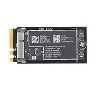 Adaptador de Tarjeta de Red inalámbrica, Tarjeta WiFi Bcm94360Cs2 BT a Adaptador de Red Ngff M.2, Adecuado para módulo inalámbrico de 12 + 6 Pines Hackintosh Macos Equipado con Antena Externa(A)