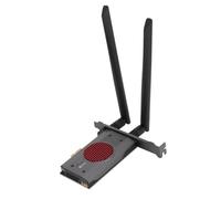 Adaptador de Tarjeta de Red Inalámbrica WiFi 7 BE200 PCI-E de 8774Mbps, Tarjeta de Red WiFi 7 de Tres Bandas de Alta Potencia 2,4G/5G/6GHz Compatible con BT5.4, para