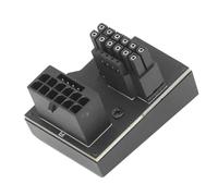 Adaptador de Tarjeta Gráfica 12VHPWR, Giro de 180 Grados Tipo RVs Adaptador de Corriente para Tarjeta Gráfica de 12+4 Pines para RTX 40 Series para RTX 4090 4080 4070ti