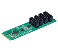 Adaptador De Tarjeta M.2 A 4 Puertos SATA - 4P-SATA-M2-ADAPTADOR