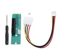 Adaptador de tarjeta NGFF M2 a PCI-E 4X con cable de alimentación, accesorios de computadora, cable de alimentación