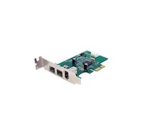 Adaptador de tarjeta PCI Express a 3 puertos FireWire - STARTECH - Compacto - 800 y 400