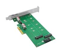 Adaptador de tarjeta PCIe a adaptador PCIeX4 múltiple para interfaces PCIe SSD