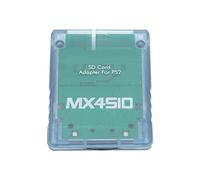 Adaptador de Tarjeta SD para Consola Fat, MX4SIO Lector de Tarjetas Aplicable en Lugar de un Convertidor Conviértalo en una Expansión de Tarjeta de Memoria para Reemplazo SIO (Azul Transparente)