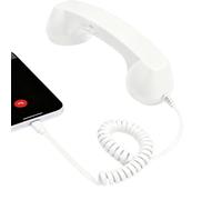 Adaptador de teléfono retro - Type-C Cell Phone to Landline Converter, Classic Electronics Accessory with Built-in Microphone, Automatic Calling Device for Office Travel Kitchen Bedside, Electronics