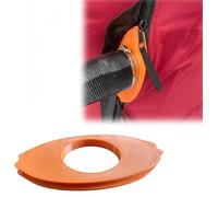 Adaptador de tienda de campaña para calentador diesel, placa de montaje de ventilación de 75 mm para tiendas de campaña, tiendas de campaña, refugios, ajuste universal, fácil instalación