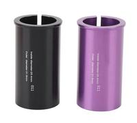 Adaptador de tija de sillín, cuña de aleación de aluminio, mecanizado CNC, acabado texturizado, tubo de sillín de ciclo, manga de conversión (25,4-31,6 mm)