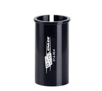 Adaptador de tija de sillín de bicicleta reductor de manga de tubo para conversión de marco de 22.2 25.4 27.2 31.6 33.9 mm, color negro (27.2-30.4)
