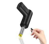 Adaptador de tipo C a CC: convertidor masculino femenino a CC, enchufe de potencia angular de 15V 90 ° | USB a 5.5x2.5 mm, 5.2x2.1 mm, 4.8x1.7 mm, 4.0x1.7 mm, 3.5x1.35 mm, 3.0x1.1 mm DC Jack para port