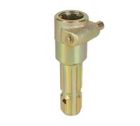Adaptador de toma de fuerza hembra de 1 3/8 pulgadas, 6 ranuras macho de 1 3/8 pulgadas, extensor de toma de fuerza de 6 ranuras para tractor de hasta 70 compatibilidad universal, seguridad