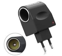 Adaptador de toma de mechero de 220 V a 12 V, para mechero de coche, con enchufe europeo para mini purificadores de aire con enfriador de