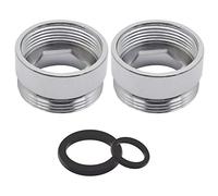 Adaptador De Toque De Metal, M20mm-22mm, 2PCS Adaptador De Grifo Del Conector Del Aireador, Adaptador De Grifo Para Ahorro De Agua De La Cocina, Filtrado Femenino