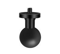 Adaptador de tornillo de montaje de bola de 25 mm a 1/4 de pulgada para soportes estándar de la industria para cámara, motocicleta, base de cabeza de bola