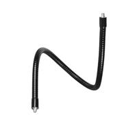 Adaptador de tornillo de trípode macho de 1/4 pulgadas a manguera de cuello de cisne macho de 3/8 pulgadas ajustable en ángulo para fotografía y transmisión en vivo